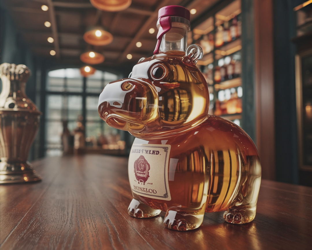 Whisky steklenica - Hippo izdaja