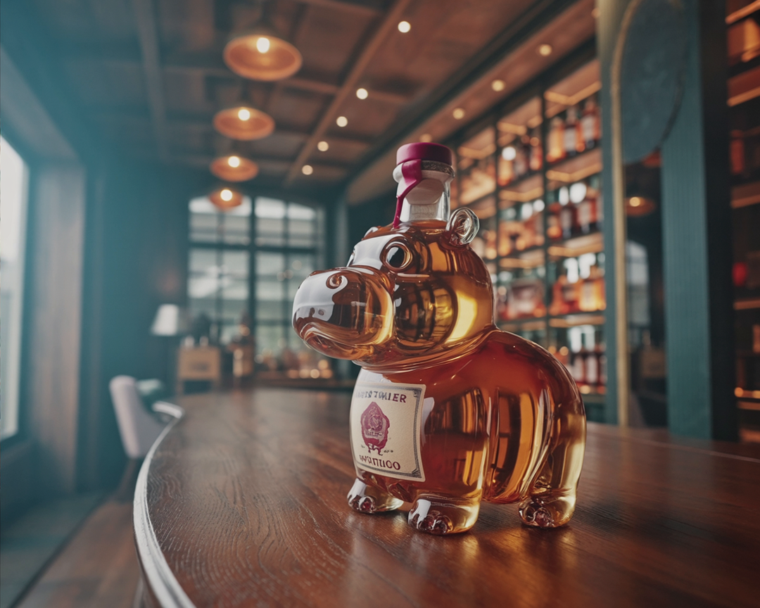 Whisky steklenica - Hippo izdaja