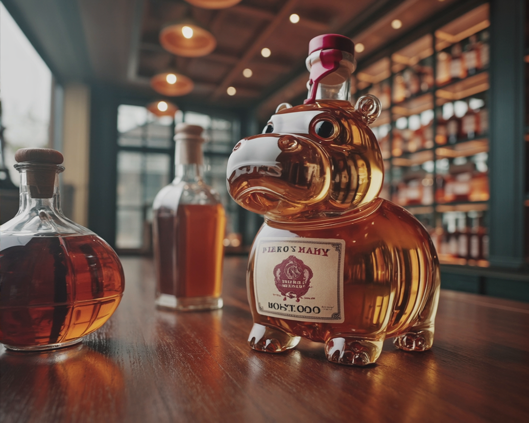 Whisky steklenica - Hippo izdaja