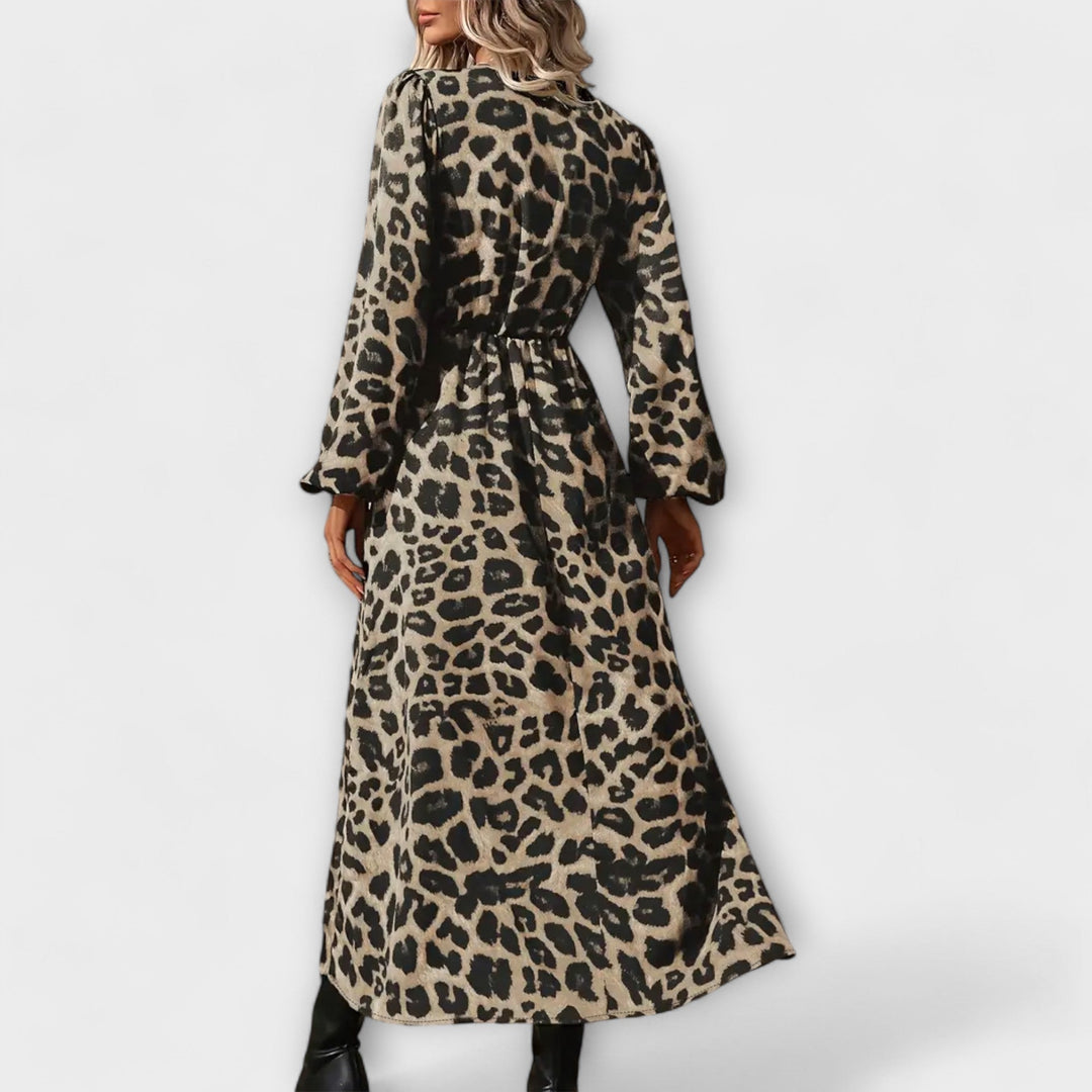 Natalie - Stilske obleke z leopardjim potiskom
