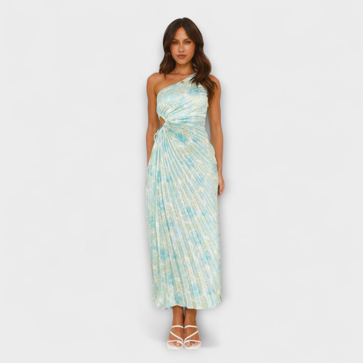 Sienna - Elegantne Maxi Obleke z Izrezom