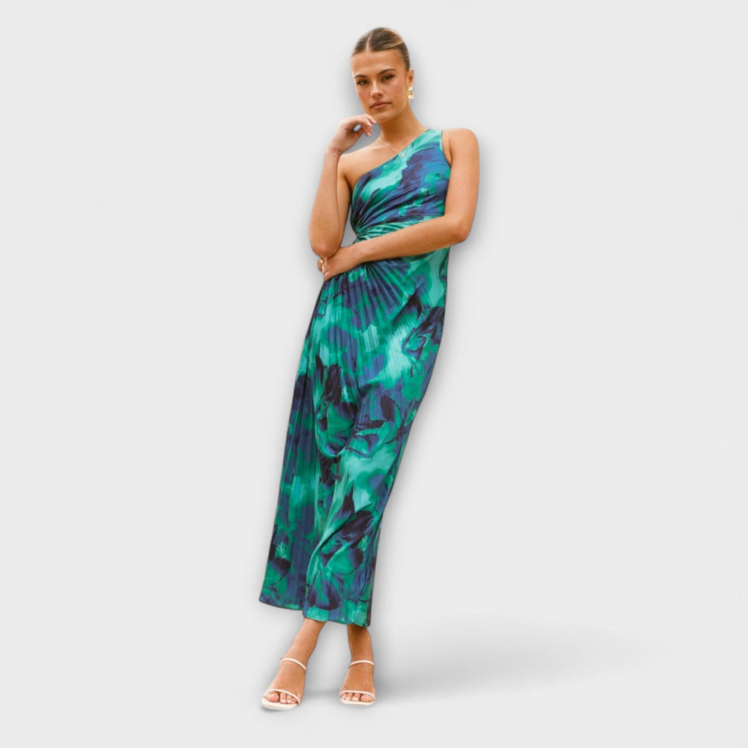 Sienna - Elegantne Maxi Obleke z Izrezom