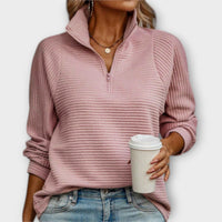 Vilja - Pulover s polo zipom