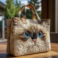 Sak Artisanal Chat Blanc aux Yeux Bleus