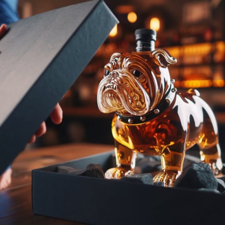 Whisky steklenica - Bulldog Edicija