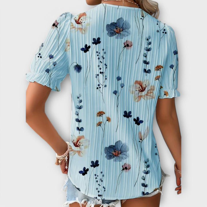 Emily - Modna bluza z V-izrezom