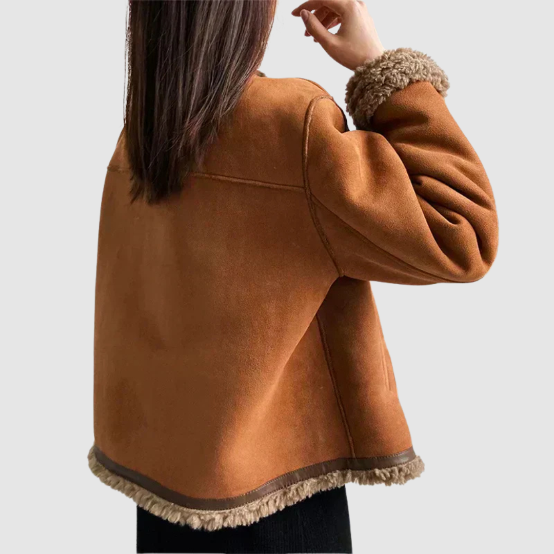 Katarina – Elegantni zimski plašč s toplo podlogo