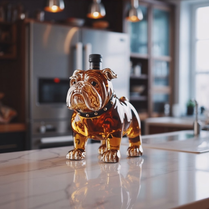 Whisky steklenica - Bulldog Edicija