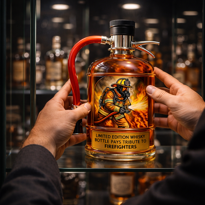 Whisky steklenica - Izdaja gasilca