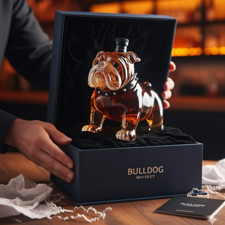 Whisky steklenica - Bulldog Edicija