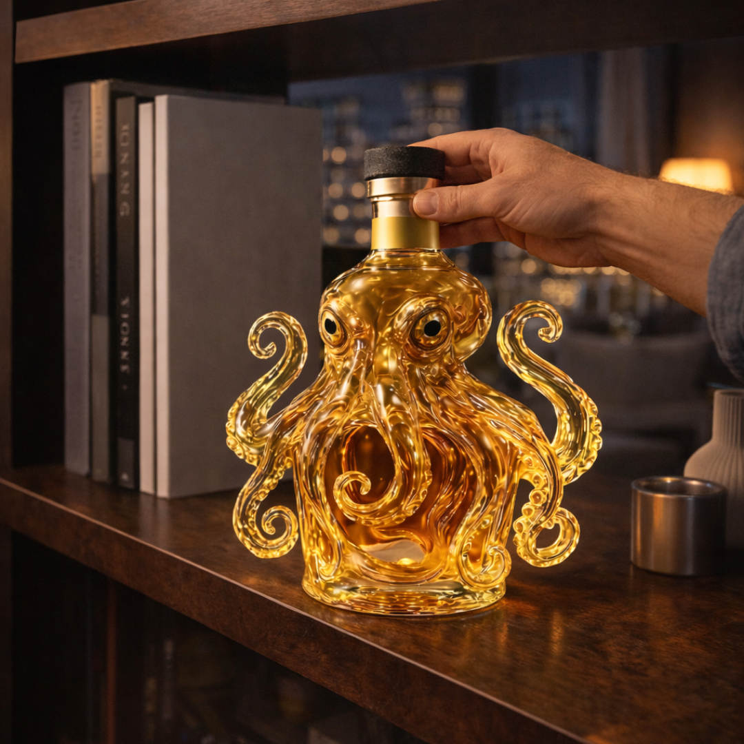 Whisky steklenica - Octopus izdaja