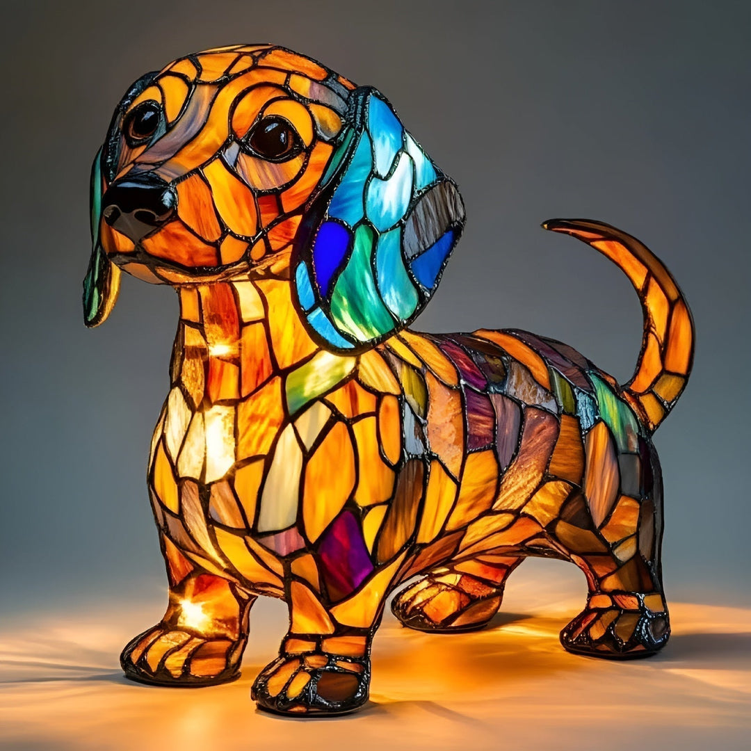 CãoSalsicha - Vitraažlatern