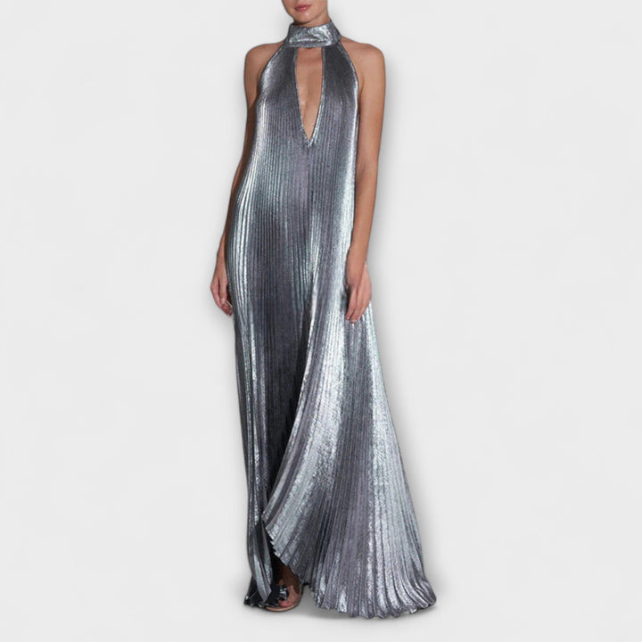 Calliope - Metalne plisirane maxi obleke