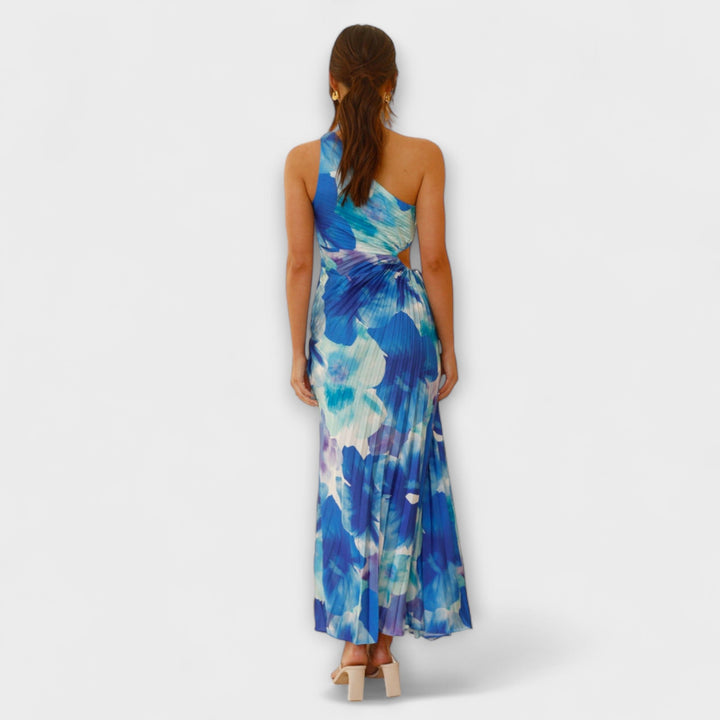 Sienna - Elegantne Maxi Obleke z Izrezom