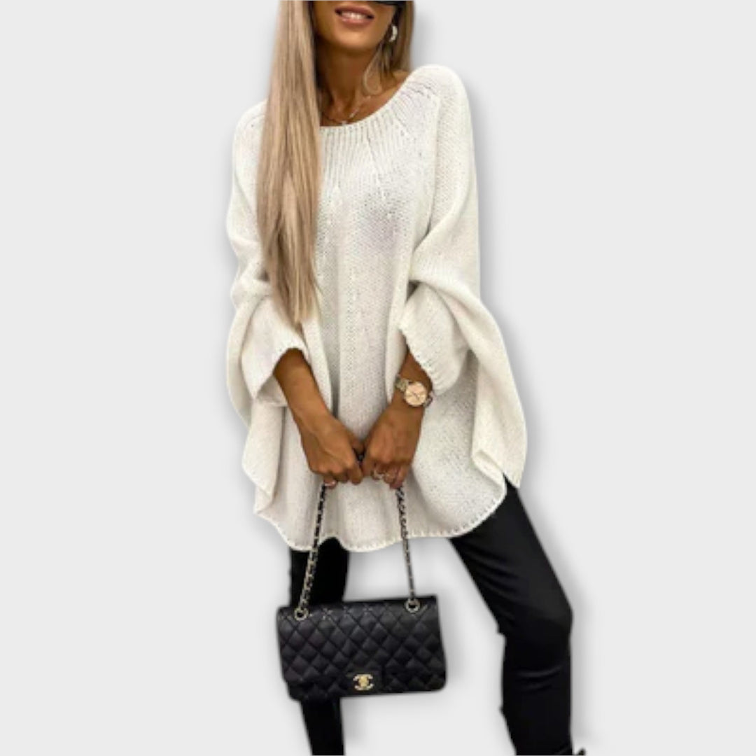 Isabelle - Stilna ženska jopica s krožnim izrezom