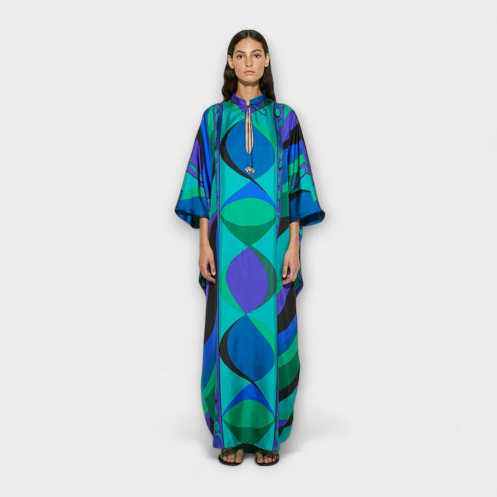 Harper - Vibrantni Psihadelčni Kaftan