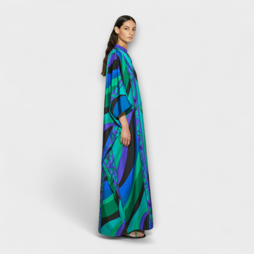 Harper - Vibrantni Psihadelčni Kaftan