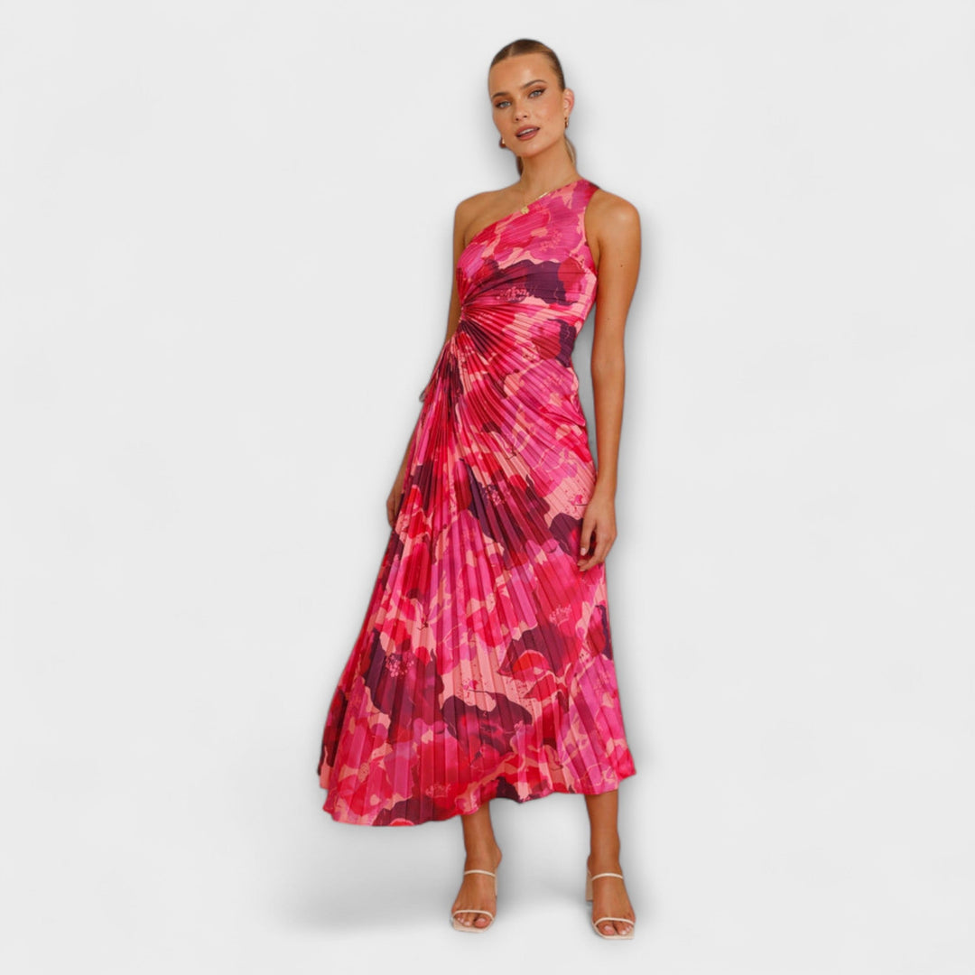Sienna - Elegantne Maxi Obleke z Izrezom