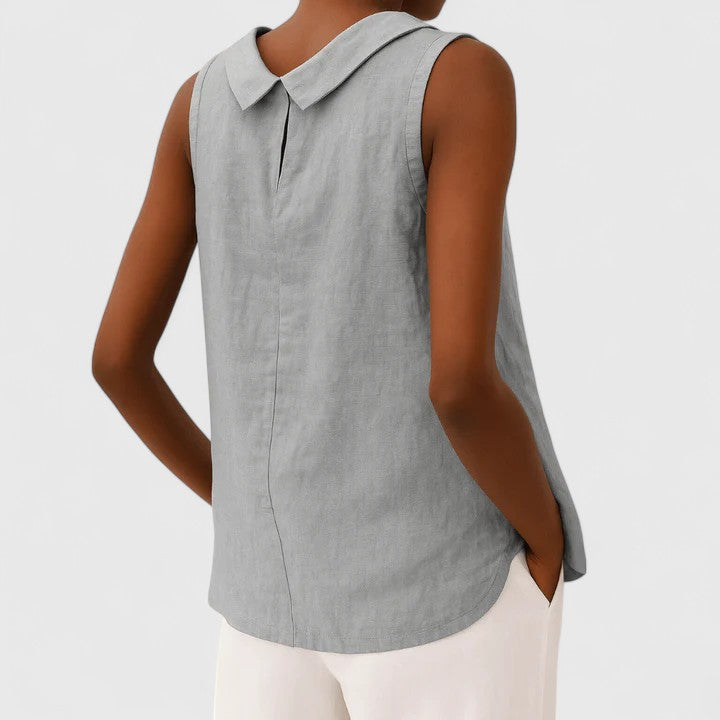 Natálie - Eleganten top s rolakom