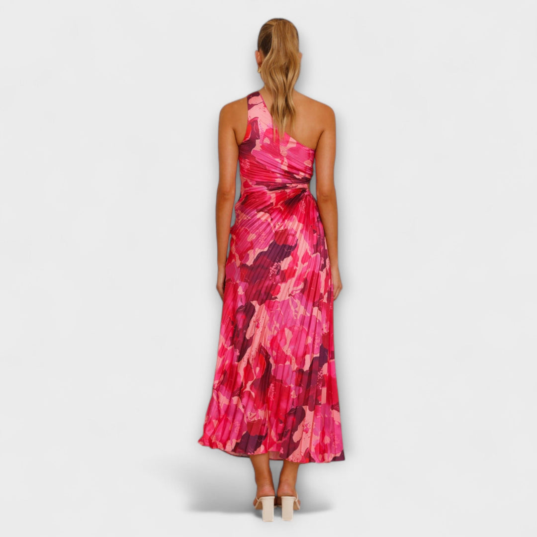 Sienna - Elegantne Maxi Obleke z Izrezom