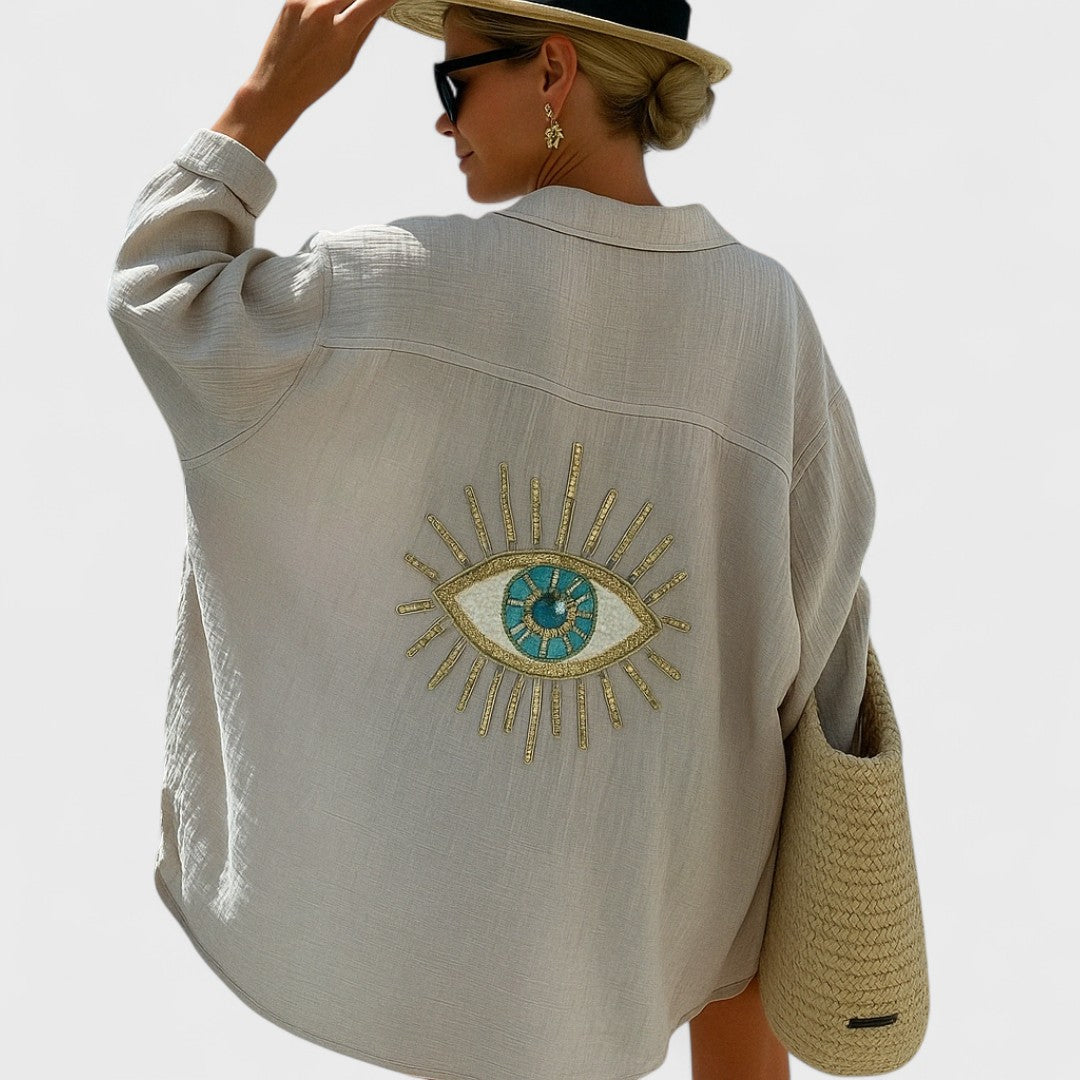 Irena - Casual Bluza v stilu Ibiza