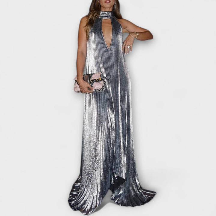 Calliope - Metalne plisirane maxi obleke