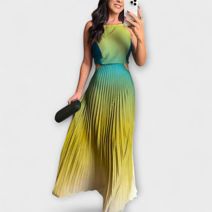 Haven - Stilske Maxi Oblačila brez Rokavov s Tie-Dye