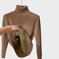 Kaja - Mehka Pulover s Turtleneck Ovratnikom