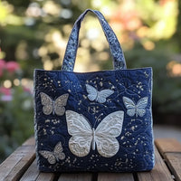Ročno izdelana torba Papillon Argenté