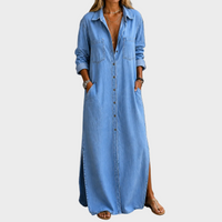 Valentina – Dolga Denim Obleka