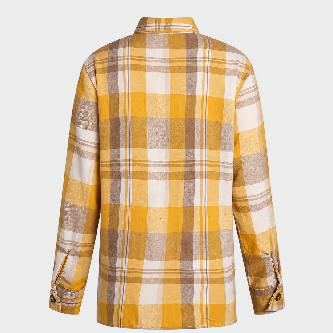 Nina – Karirasta Oversize Srajca