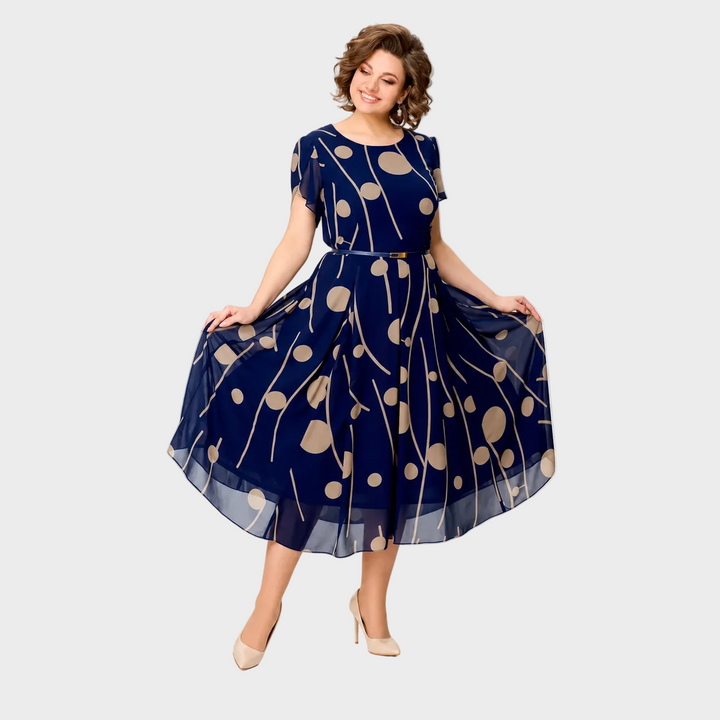 Monika – Elegantna Midi Obleka