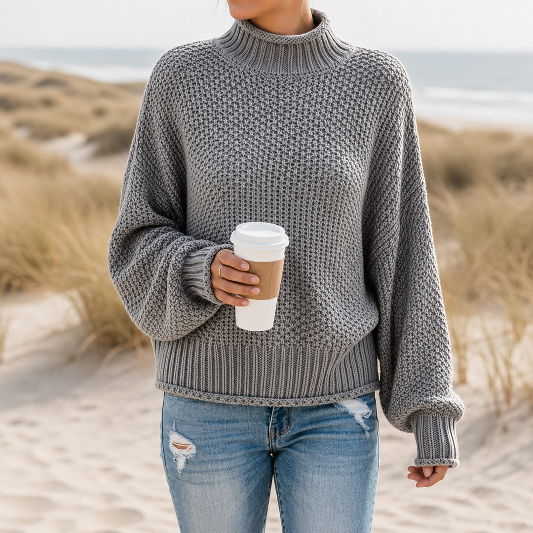 Sara – Topel Pleten Puli Pulover