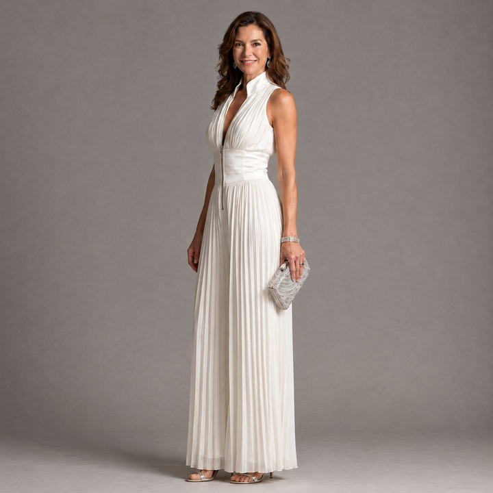 Valentina – Eleganten Plisiran Kombinezon