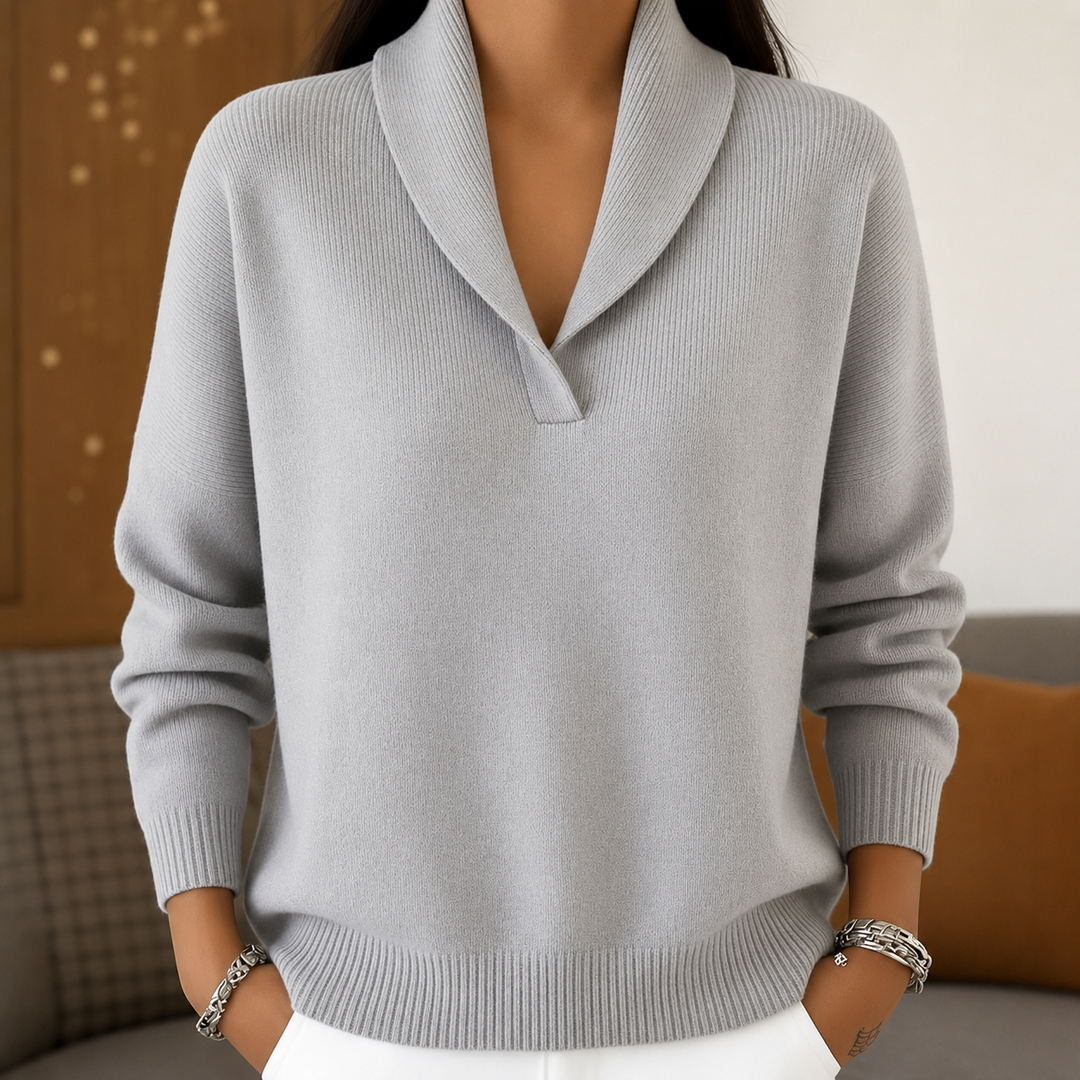 Maja – Eleganten Pleten Pulover