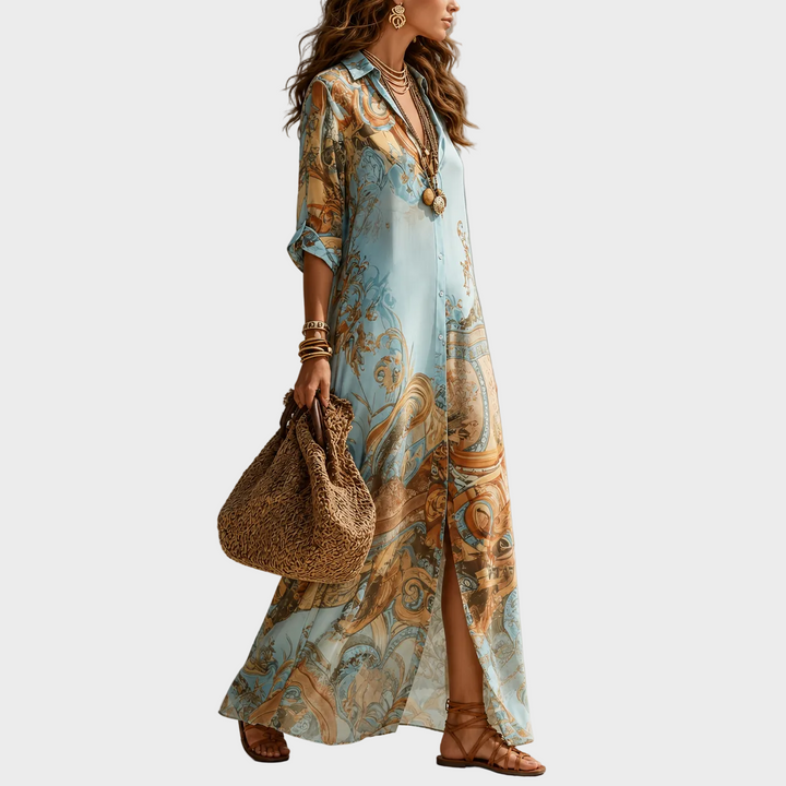 Larisa – Boho Maxi Obleka
