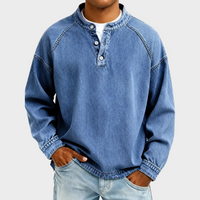 Luka – Sproščena Denim Majica