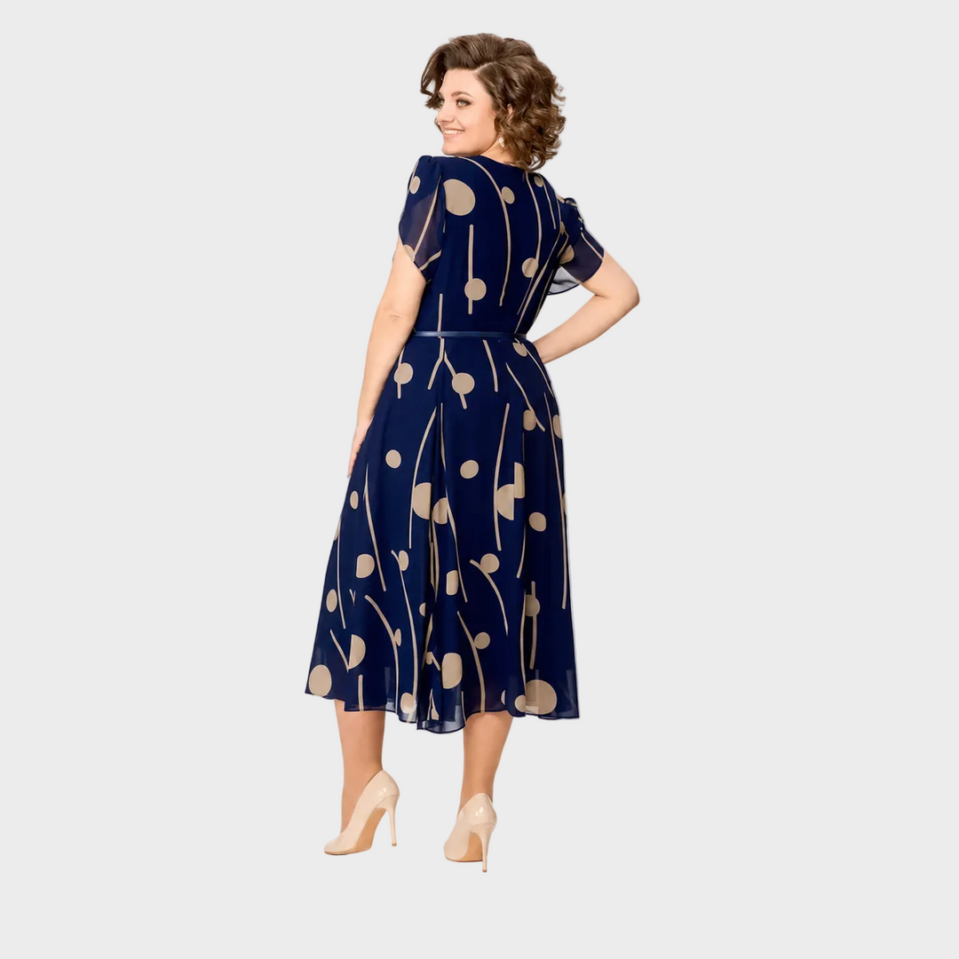 Monika – Elegantna Midi Obleka