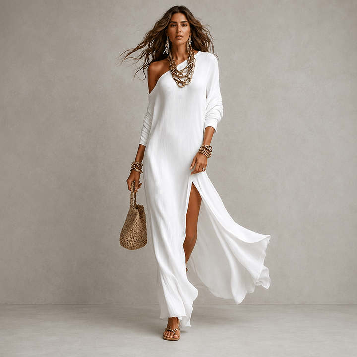 Nika – Elegantna Dolga Obleka