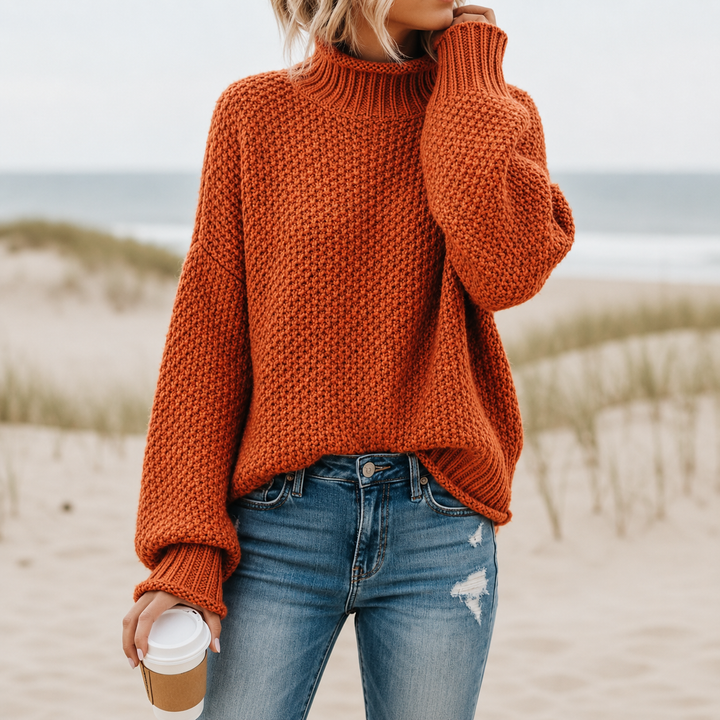 Sara – Topel Pleten Puli Pulover