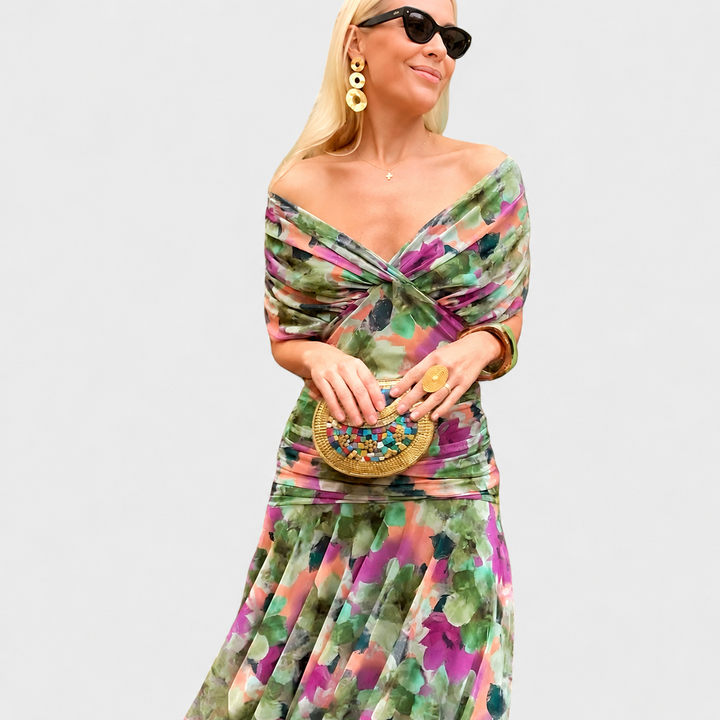Simona – Elegantna Večerna Obleka