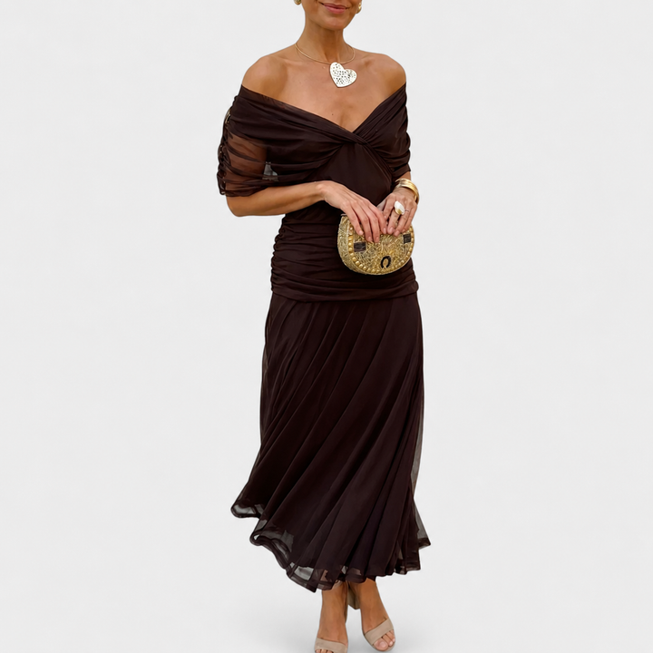 Simona – Elegantna Večerna Obleka