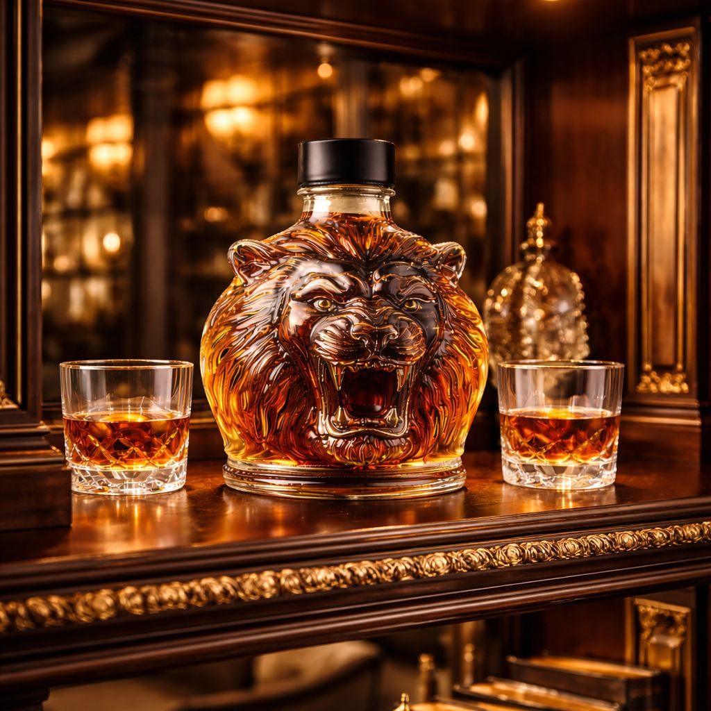 Whiskey steklenica - Lion Edition