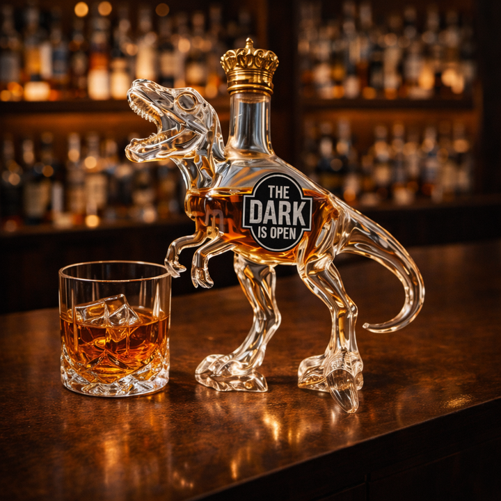 Whisky steklenica - T-Rex izdaja