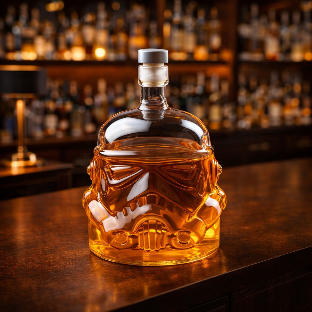 Whisky Steklenica - Set Steklenice in Kozarcev