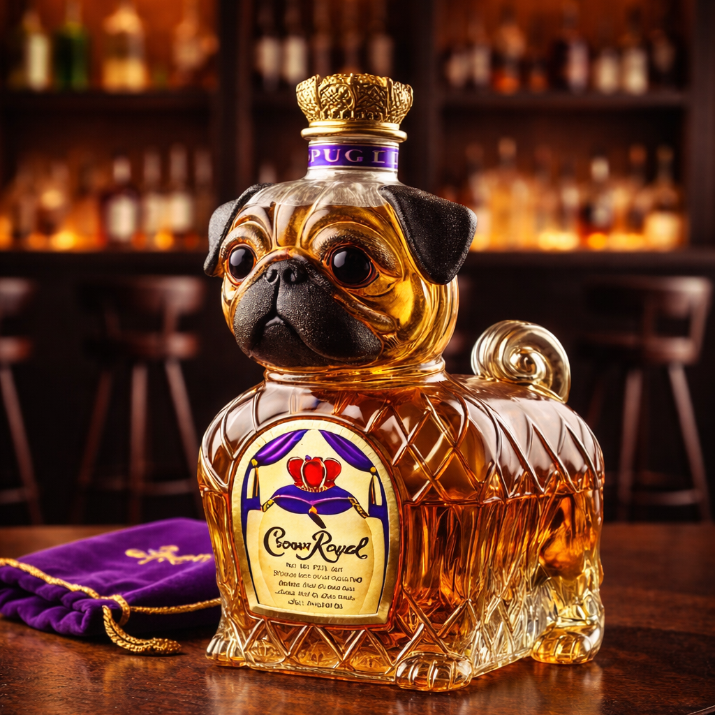 Whisky Steklenica - Izdaja Francoski Bulldog