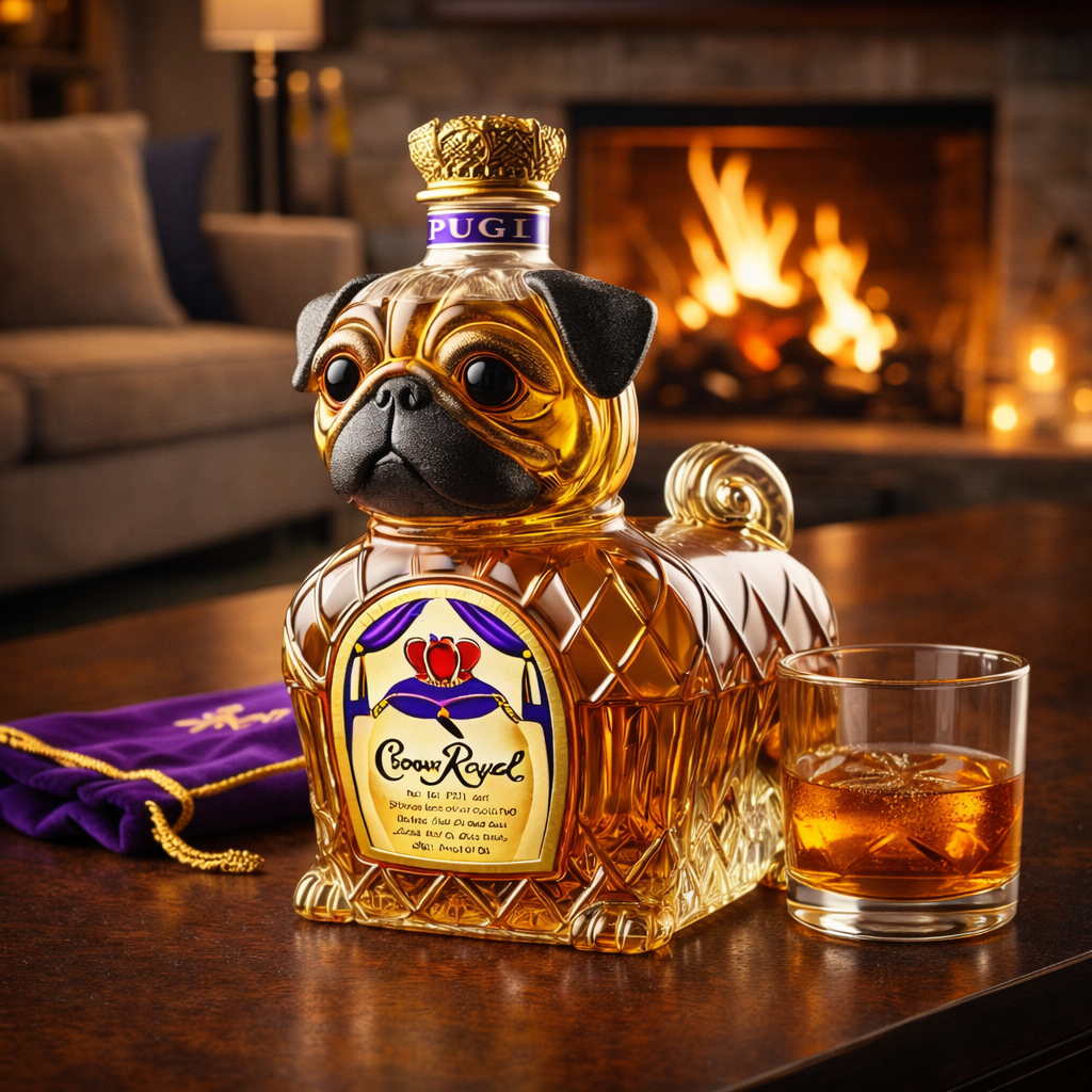 Whisky Steklenica - Izdaja Francoski Bulldog