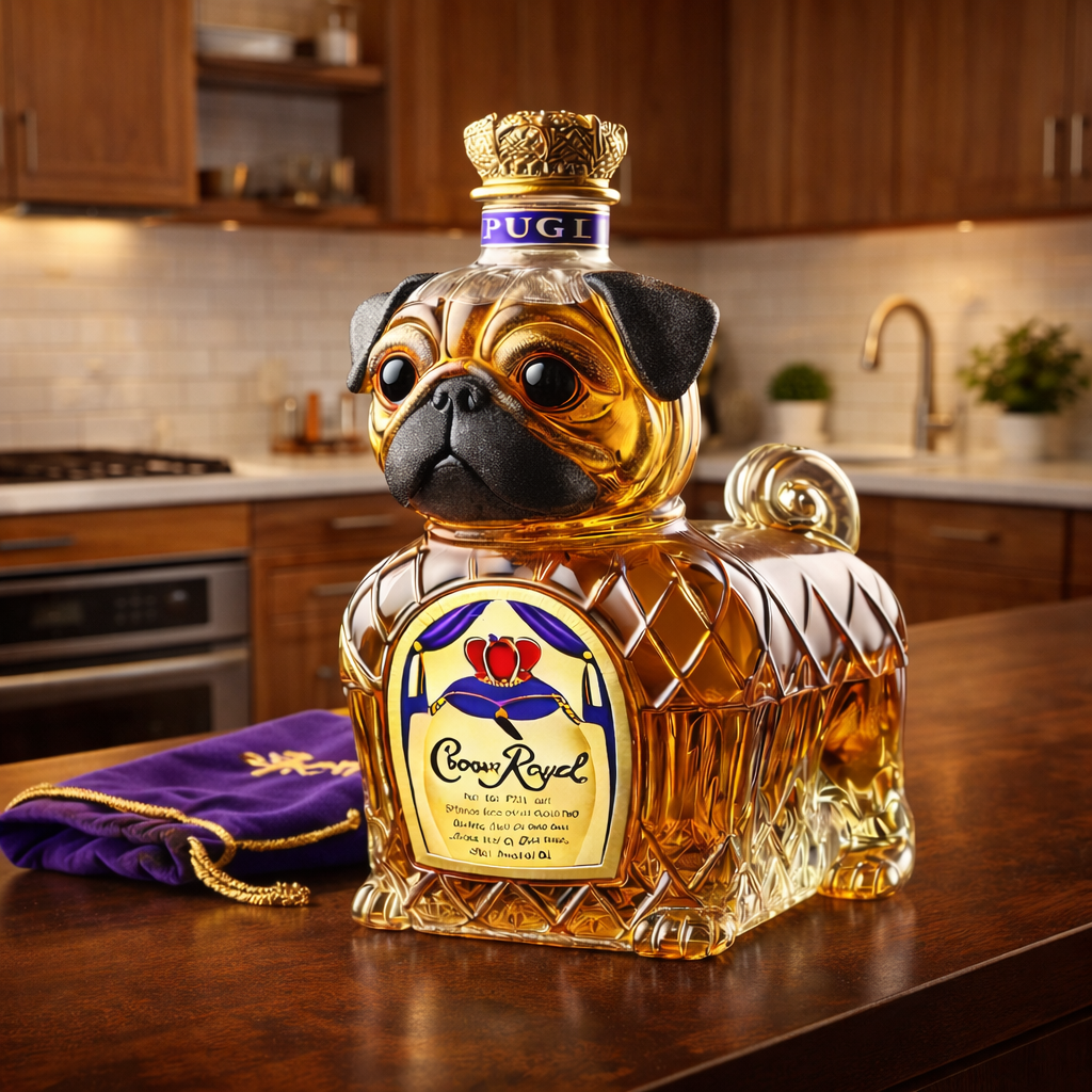 Whisky Steklenica - Izdaja Francoski Bulldog