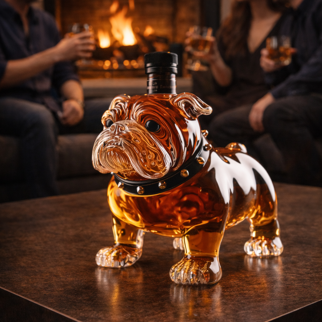 Whisky steklenica - Bulldog Edicija