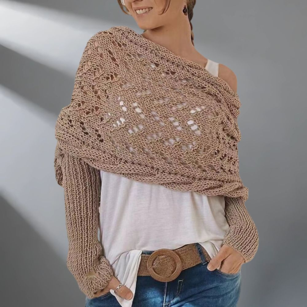 Celeste - Elegantni pleteni šal